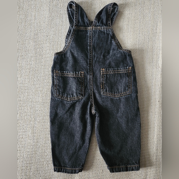 U.S Polo Assn. Baby Boy's Denim Overalls 6-9 months - Picture 3 of 4